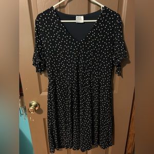 🖤Black/White Flower Dress🖤